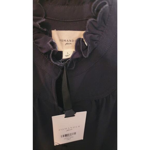 Tuckernuck Pomander Place Black Selena Mini Dress Sz L - Picture 7 of 8